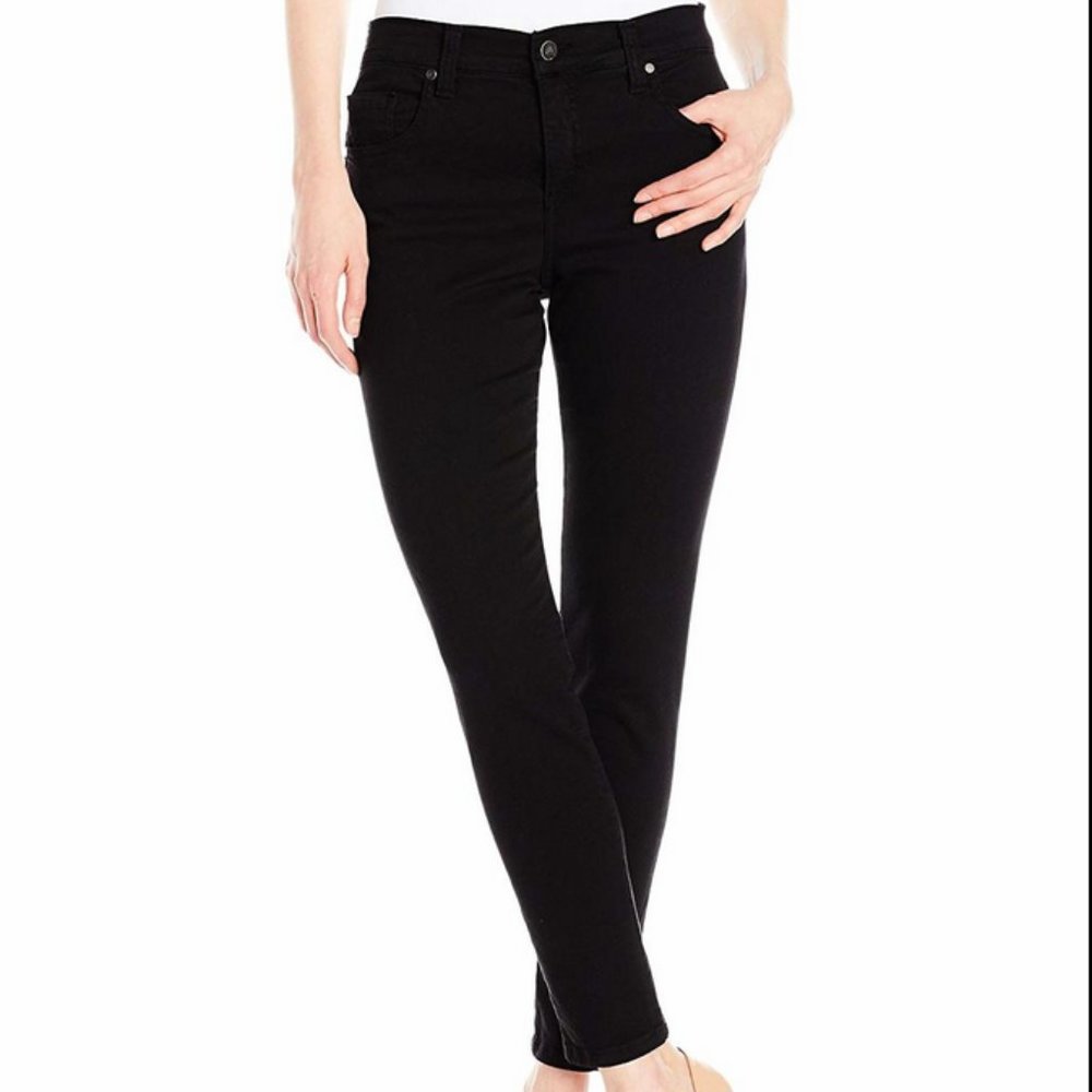 New KAREN KANE Black Zuma Stretch Denim Twill Jean
